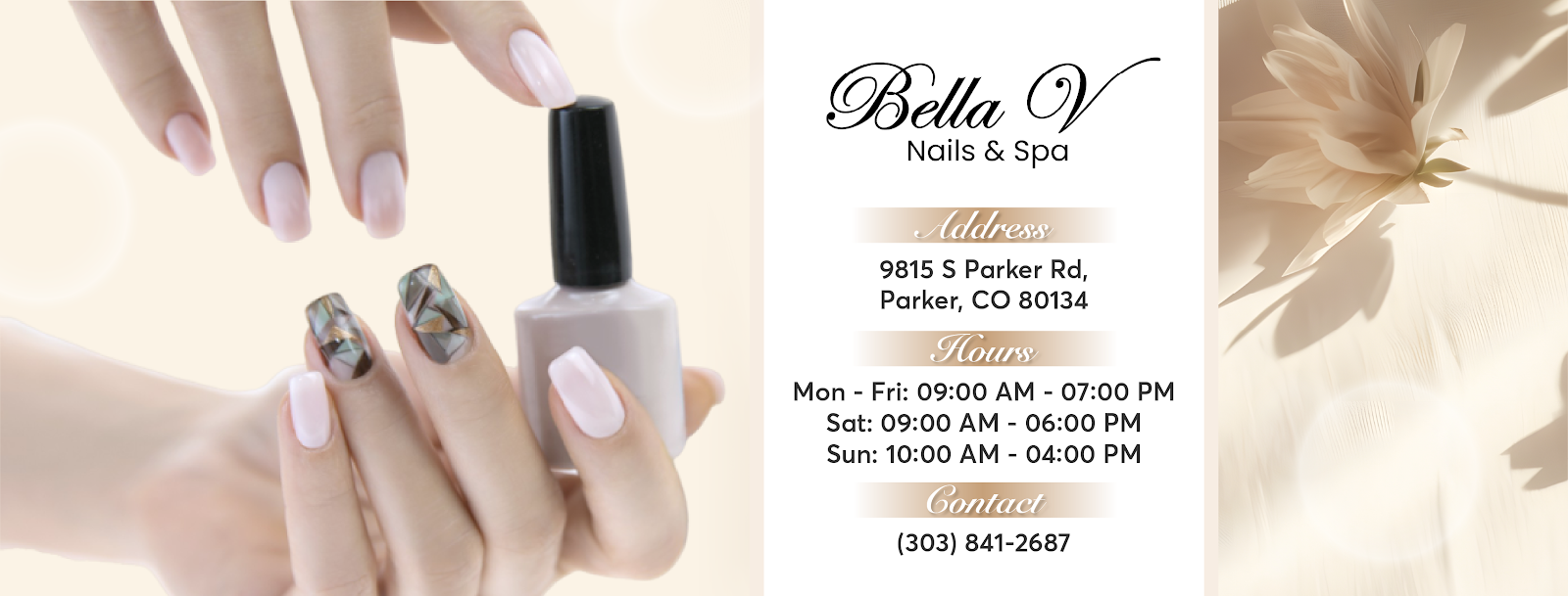 Bella V Nails & Spa logo